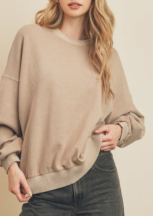 All Day Everyday Sweatshirt | Mauve