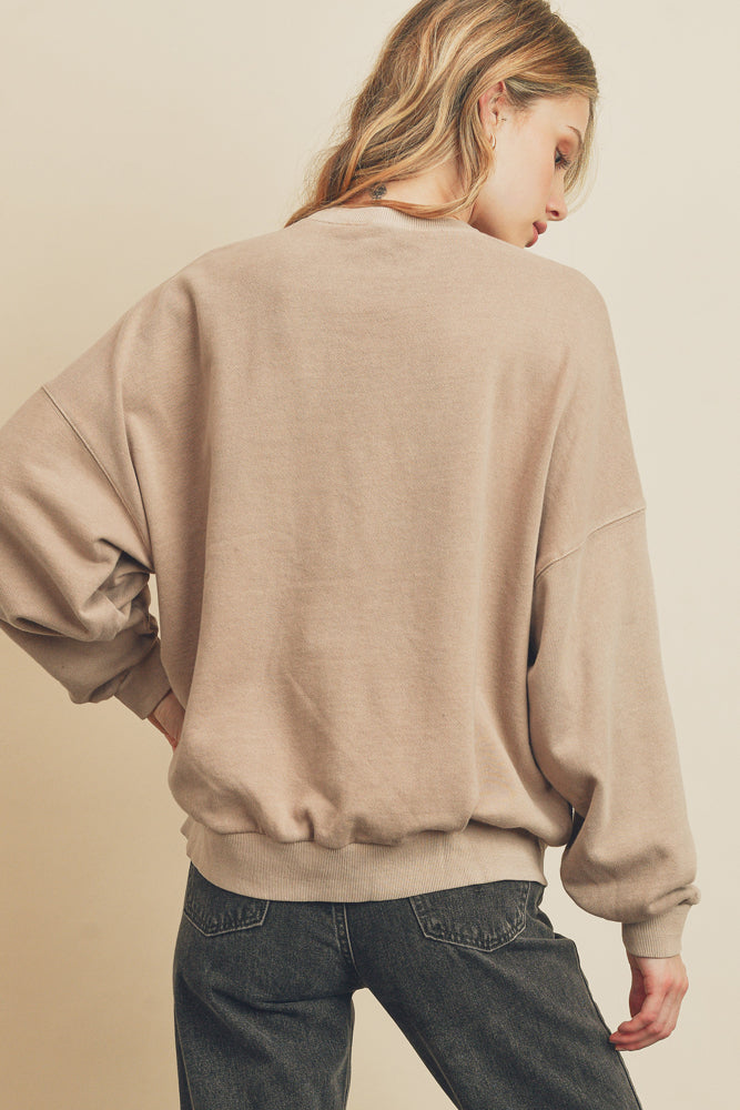 All Day Everyday Sweatshirt | Mauve