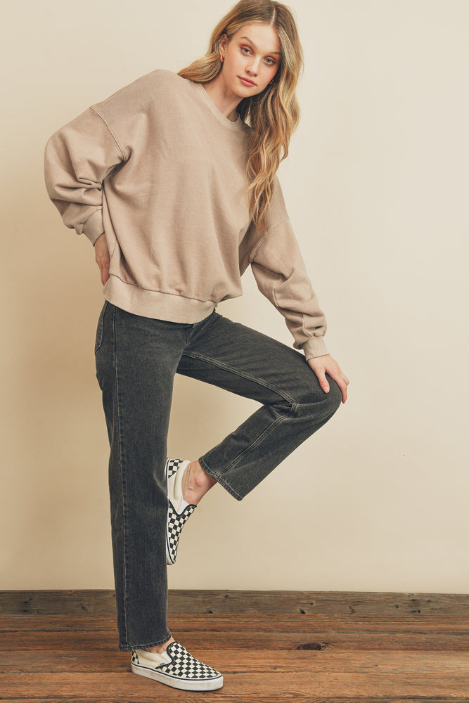 All Day Everyday Sweatshirt | Mauve