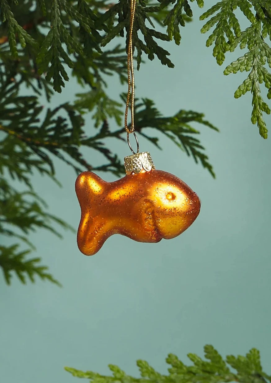 Goldish Cracker Ornament