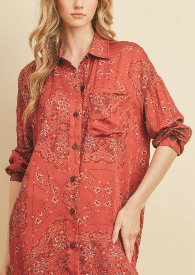 Yellowstone Button Up