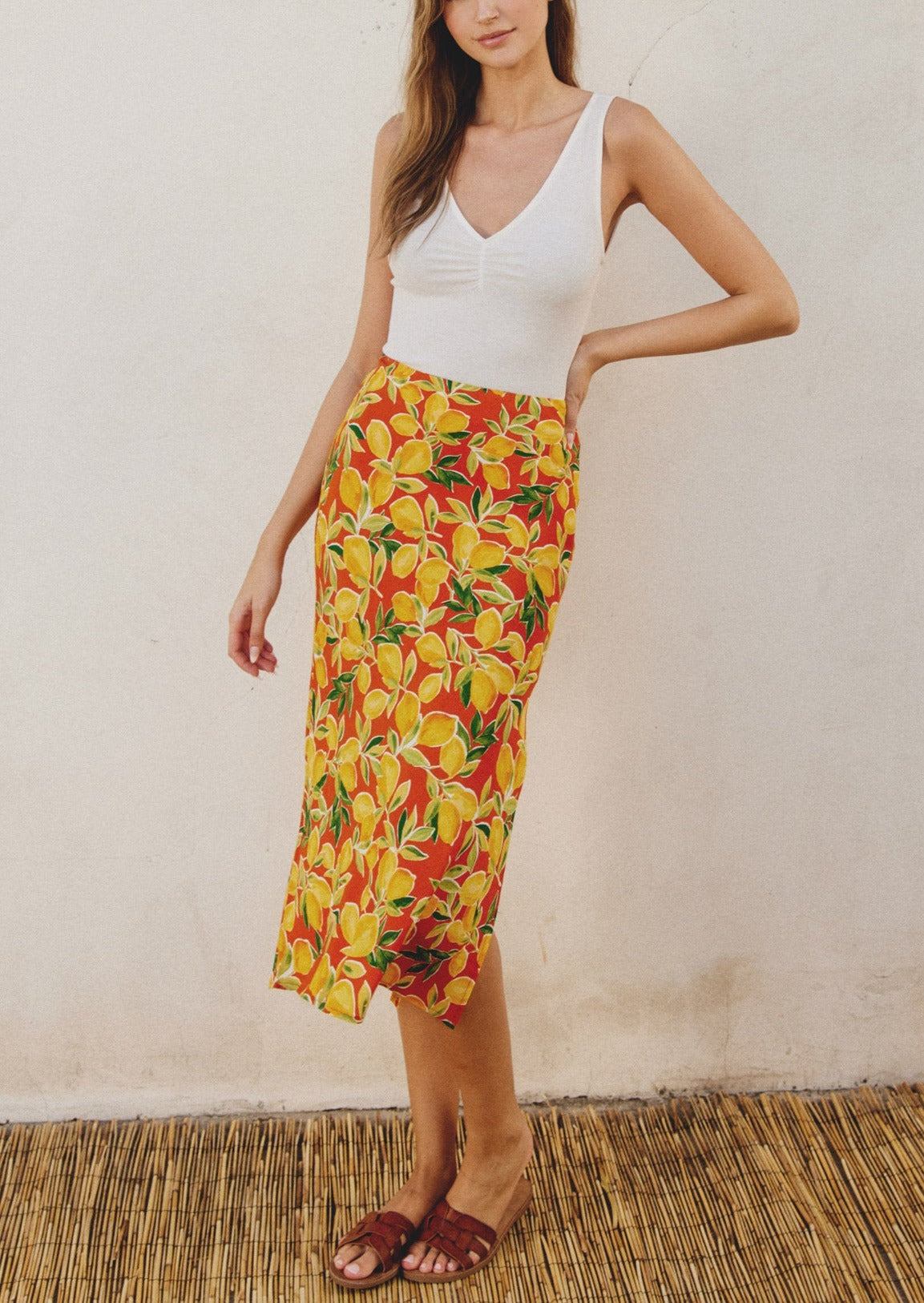 Limoncello Midi Skirt