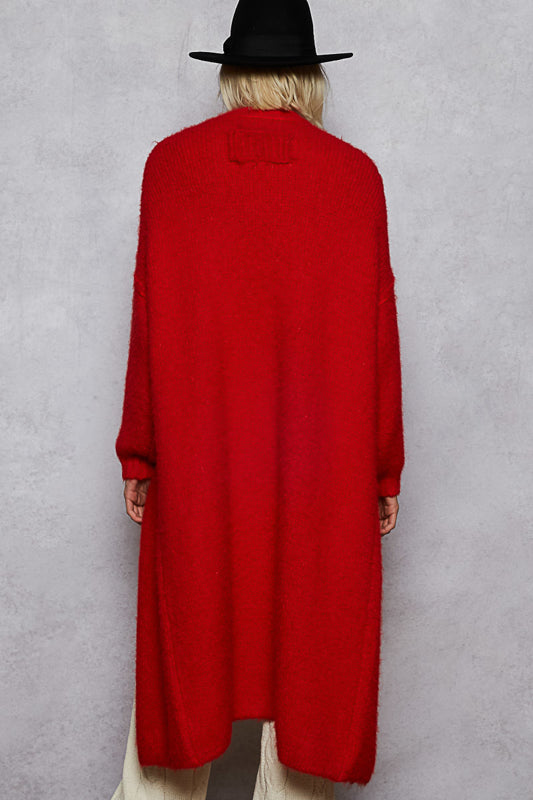 Homebody Cardigan | Cherry Red