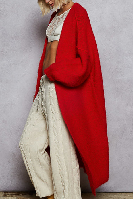 Homebody Cardigan | Cherry Red