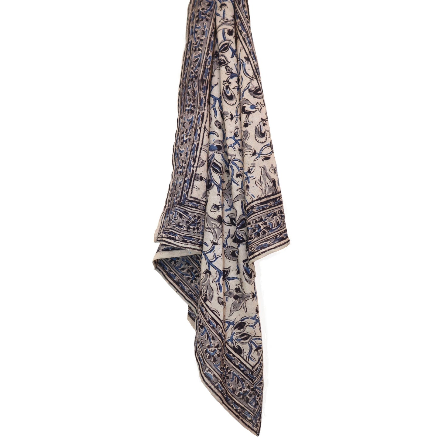 Kalamkari Cotton Bandana | Ocean Breeze