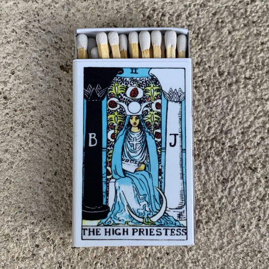 The High Priestess Matchbook