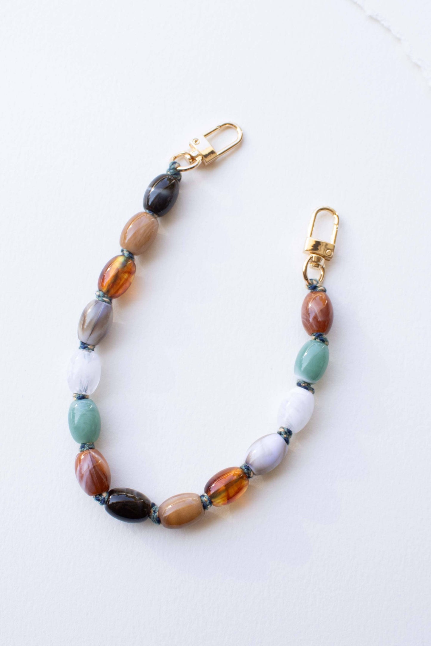 Bead Bag Charm | Natural