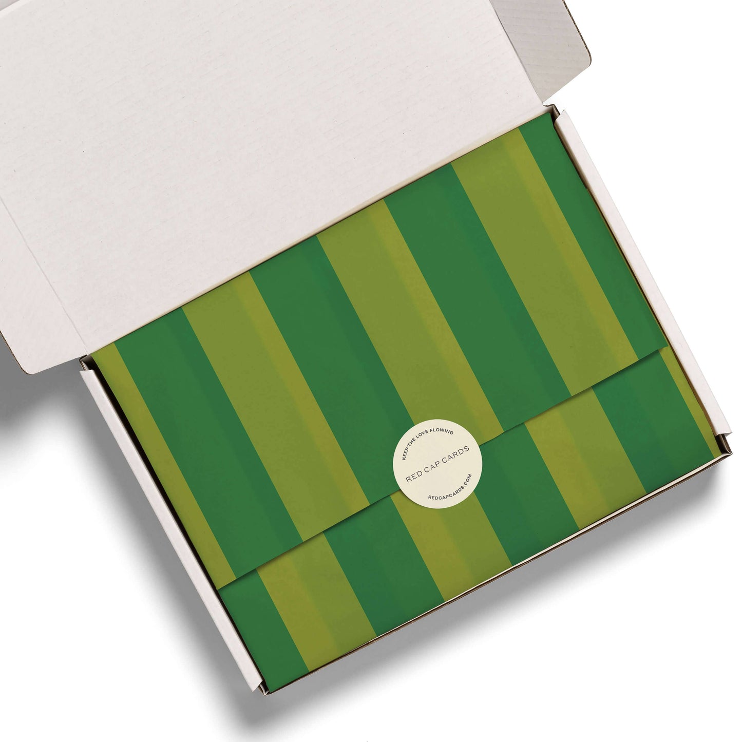 Tissue Paper Pack | Green Stripes