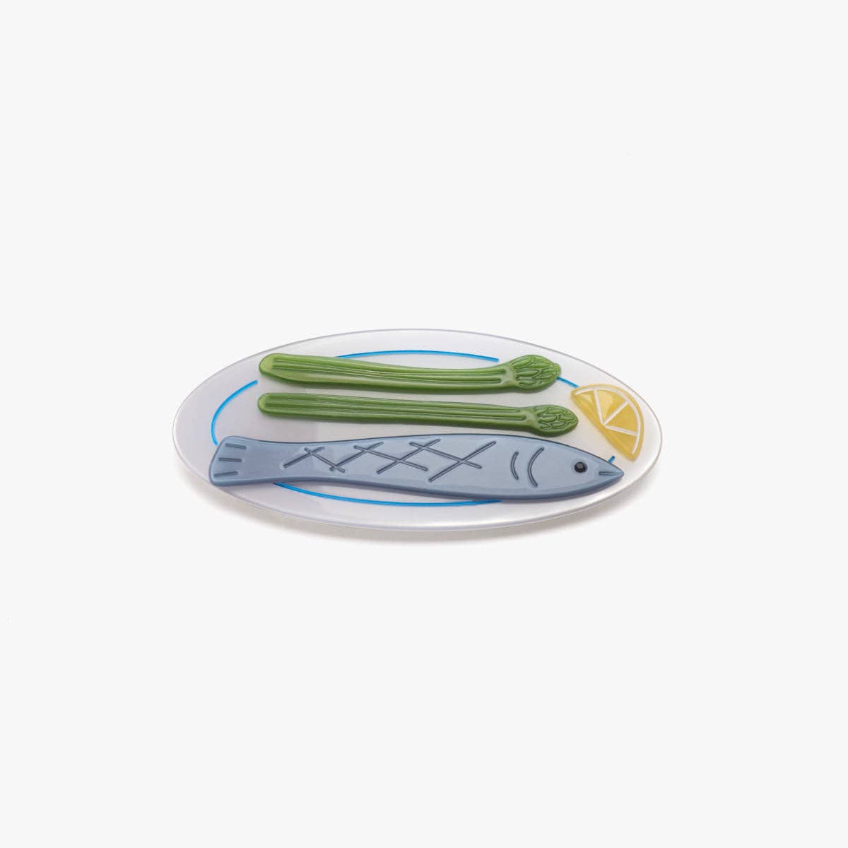 Sardine Fish Plate Hair Clip