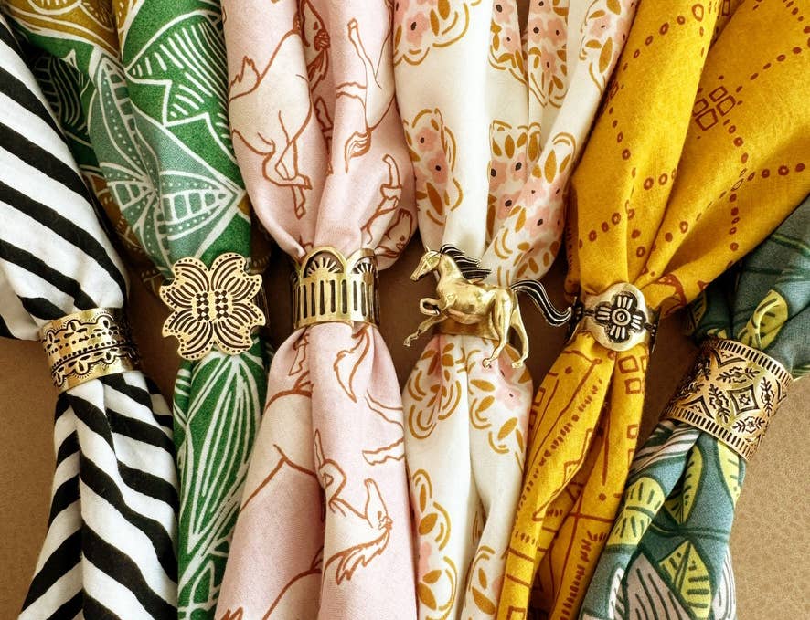 Brass Bandana Slide | Horses