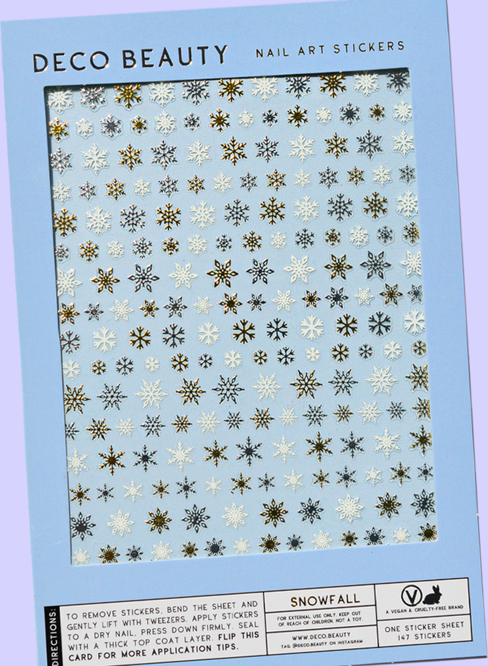 Nail Art Stickers | Snowfall