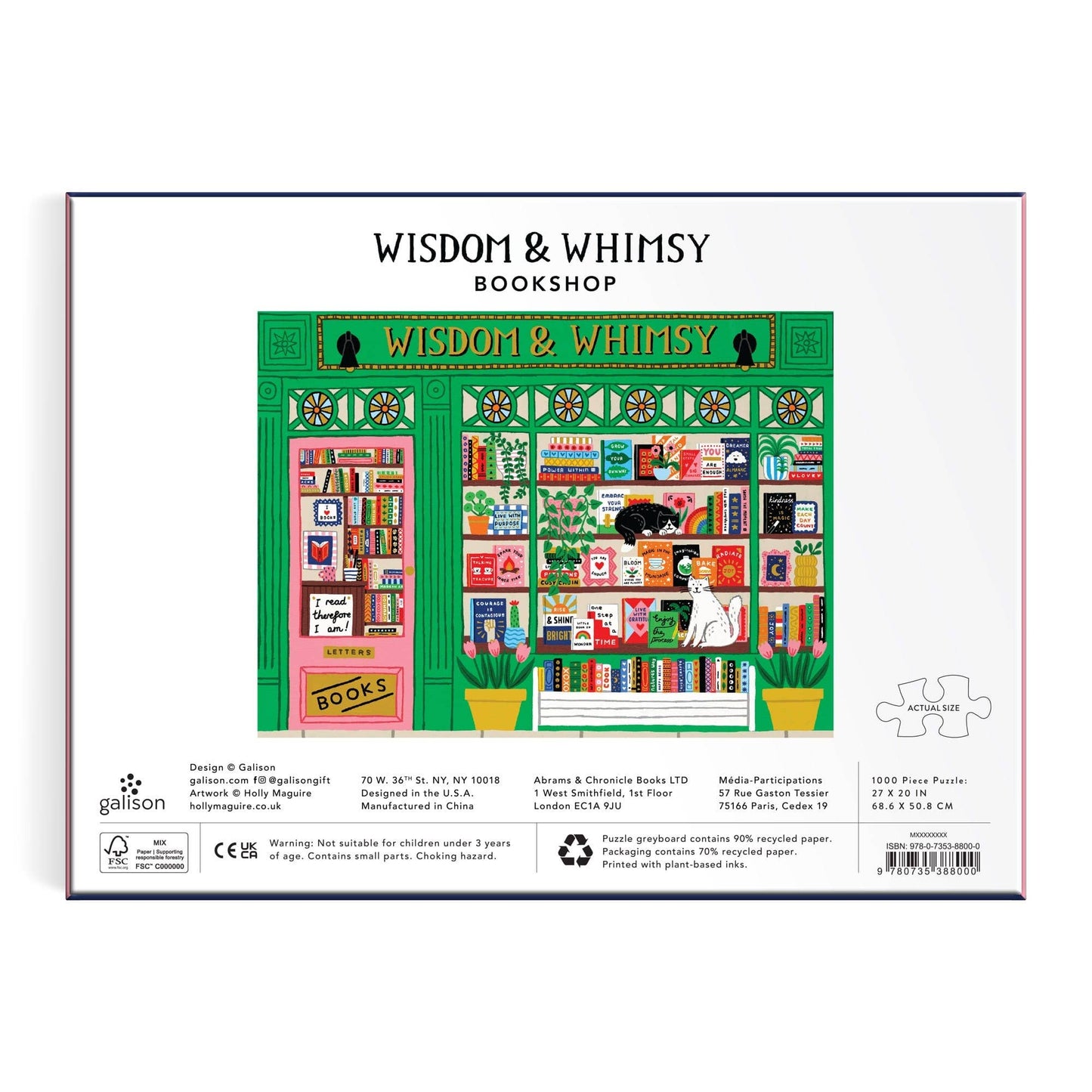 Wisdom & Whimsy Bookshop | 1000 Piece Puzzle