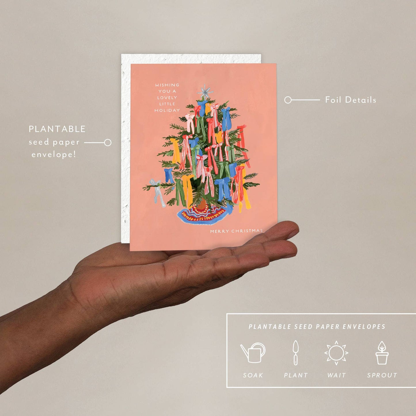 Christmas Bows Holiday Card