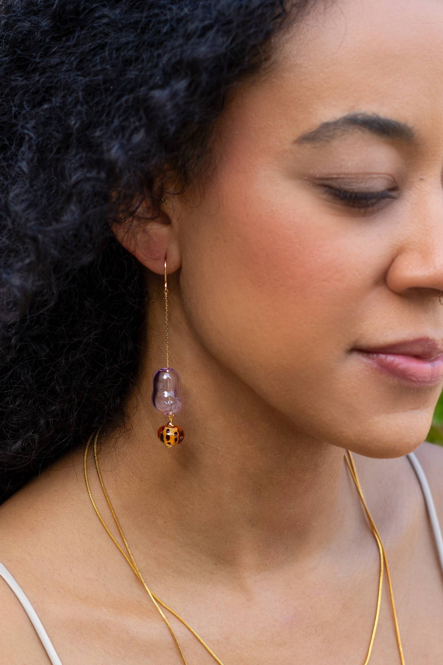 Lennox Dangle Earring | Lilac