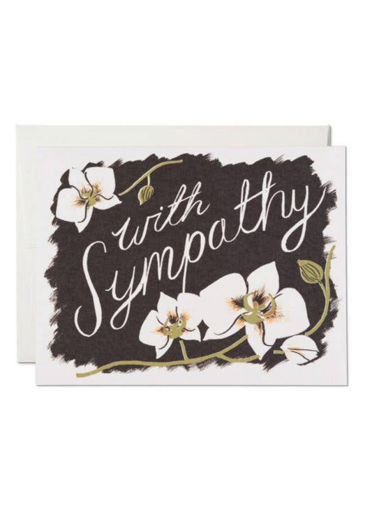 Sympathy Orchids Card