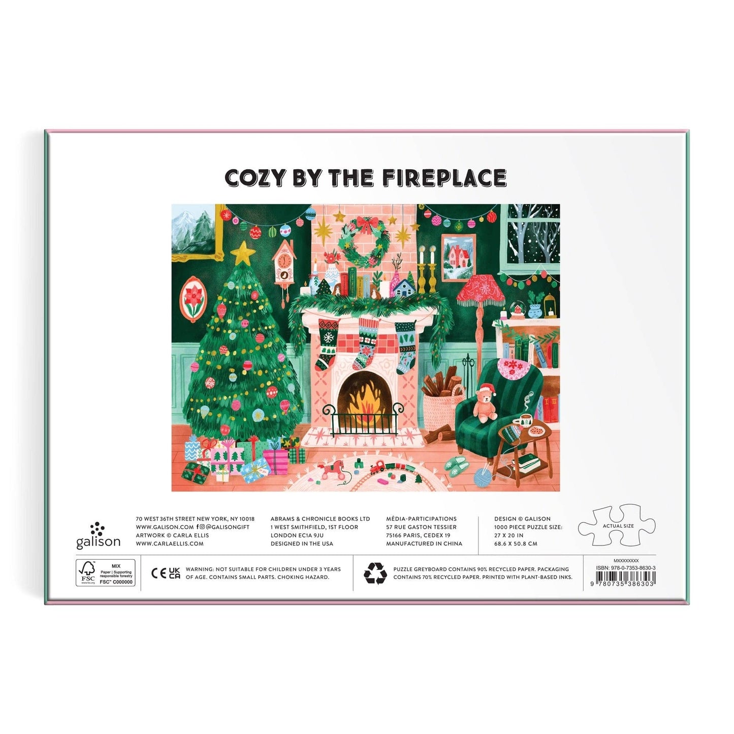Cozy by the Fireplace | 1000 Piece Puzzle