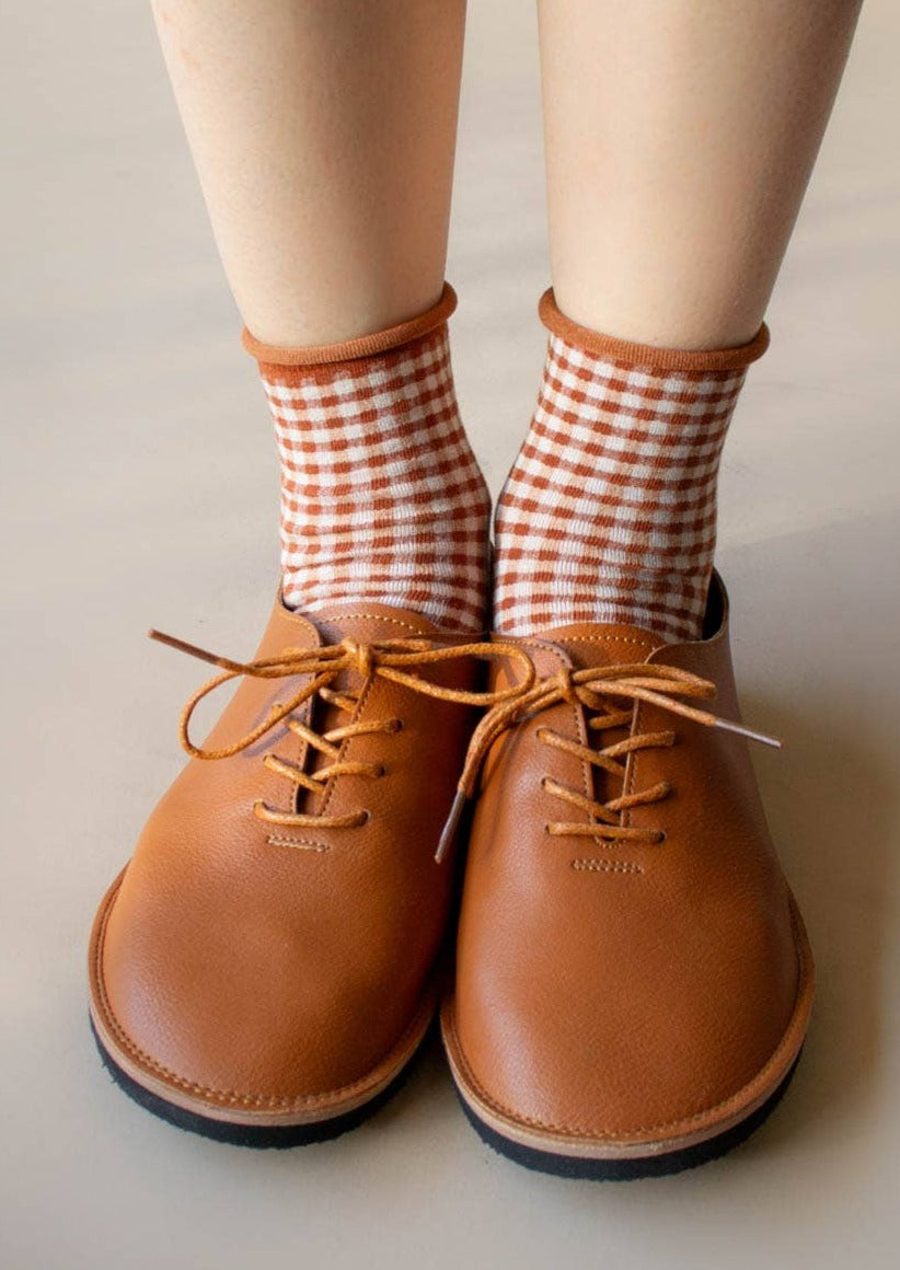 Picnic Ankle Socks | Rust