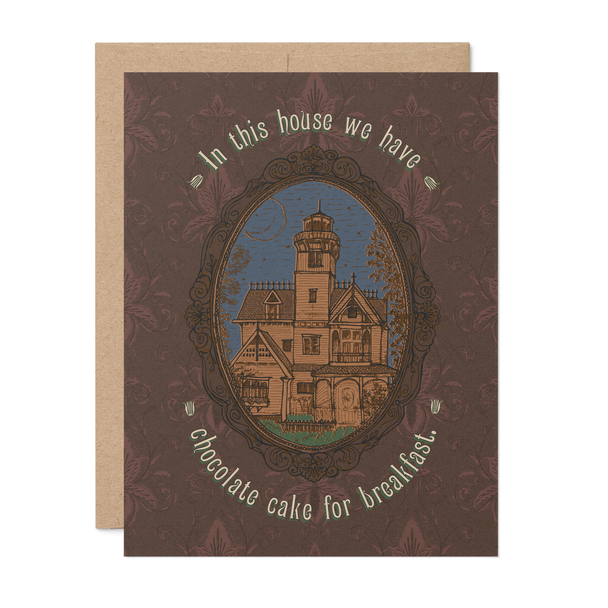 Chocolate Cake for Breakfast Card