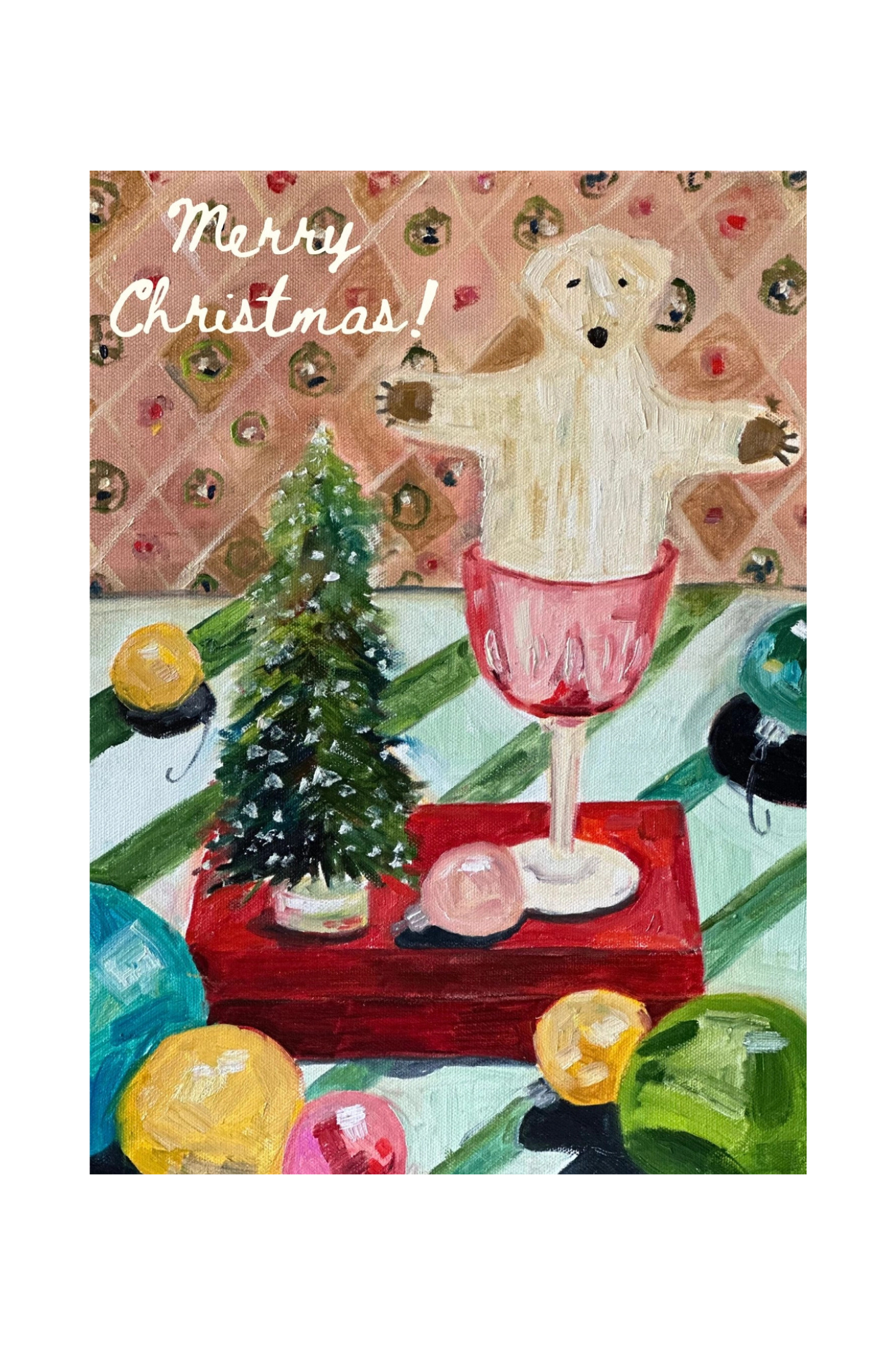 Merry Christmas Bear Card