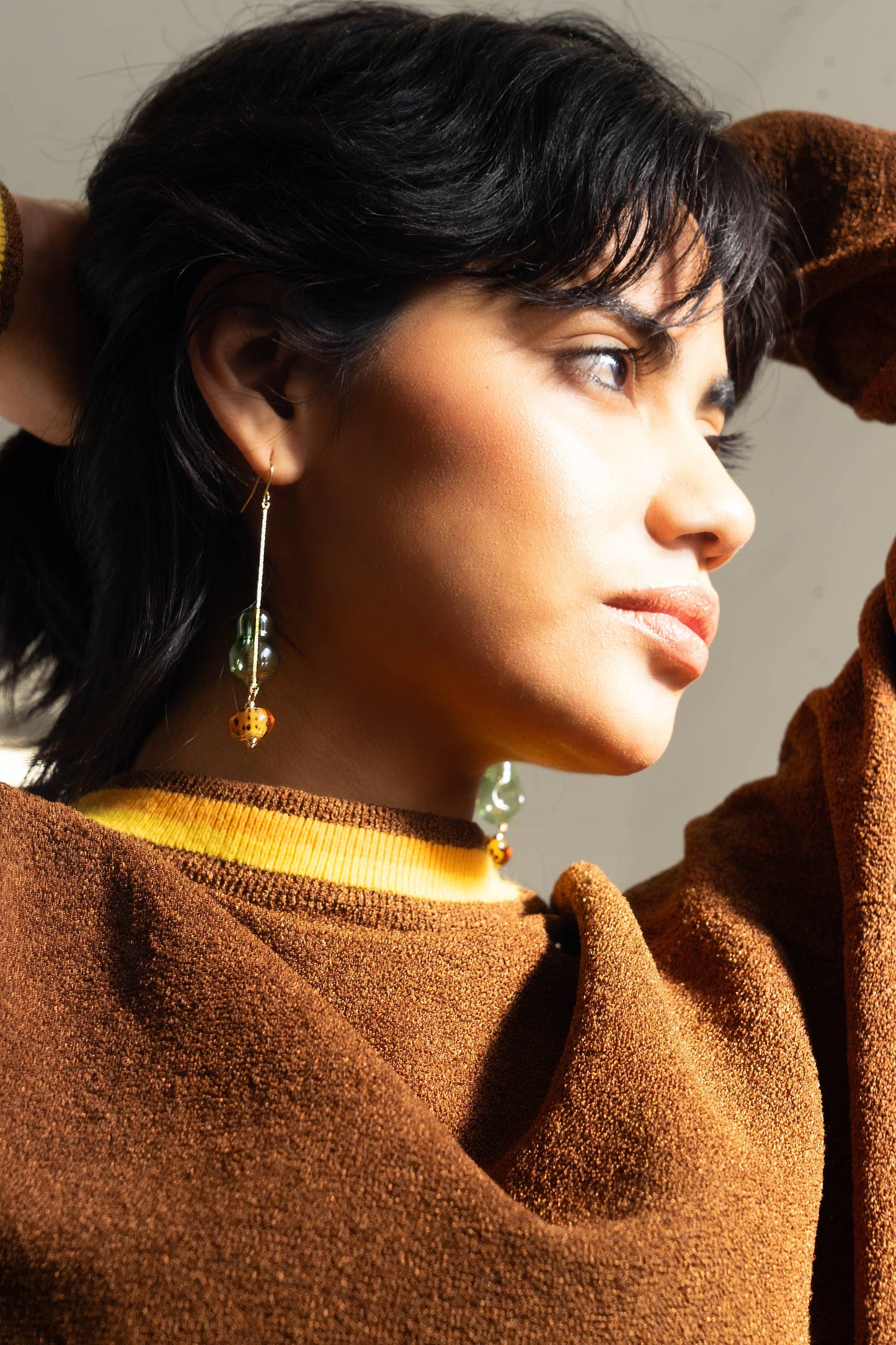 Lennox Dangle Earring | Green