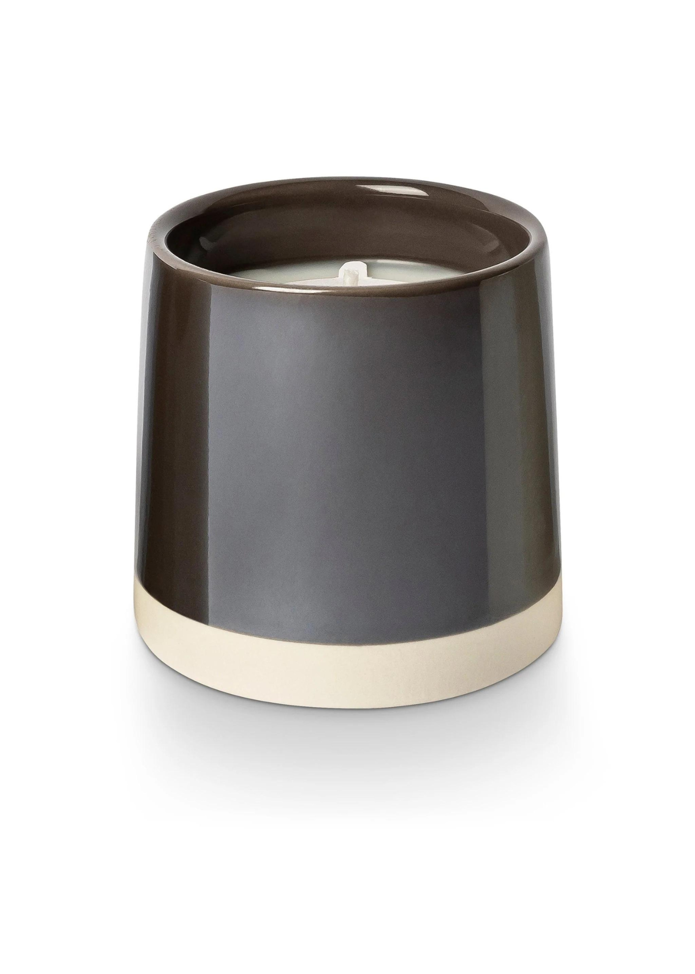 Woodfire Shine Ceramic Candle