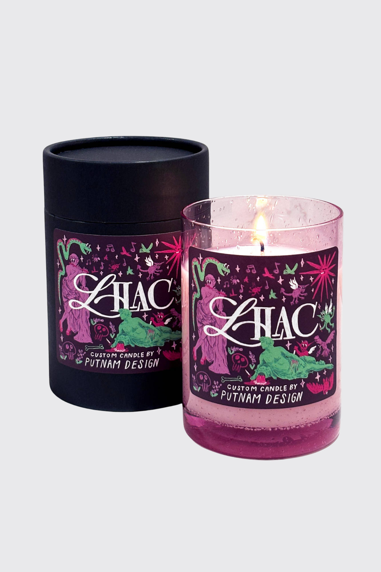 Lilac Candle