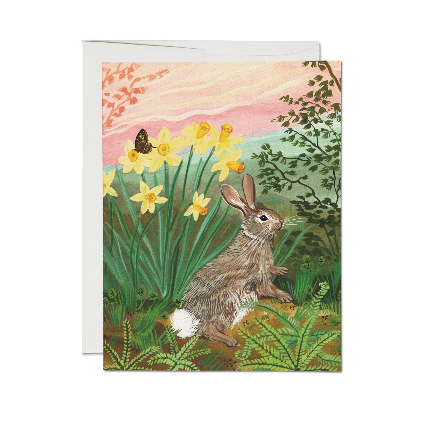 Spring Greetings Blank Card