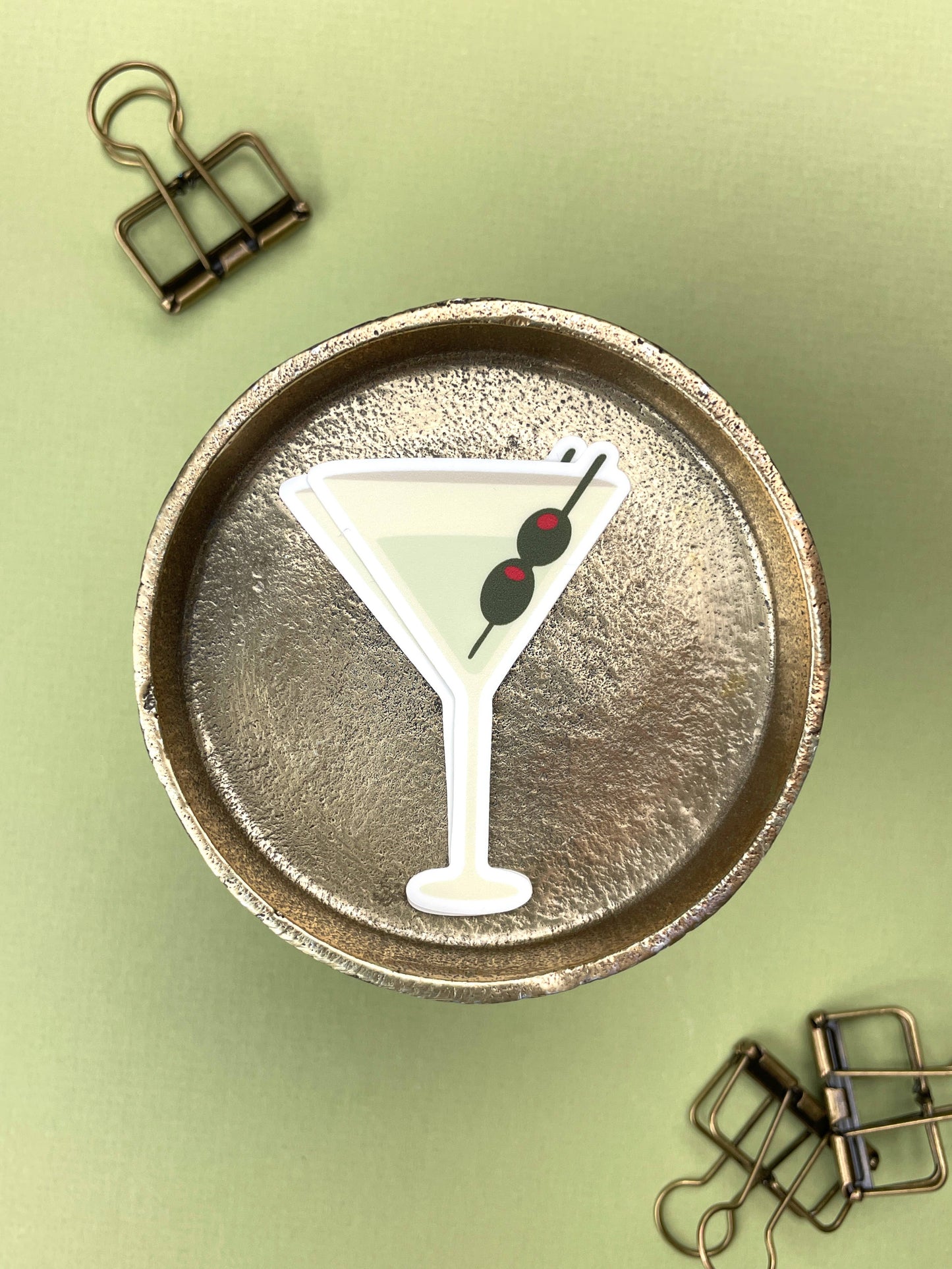 Martini Glass Sticker