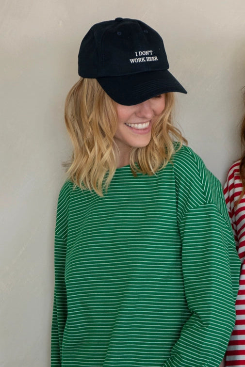 "I Don't Work Here" Hat | Navy