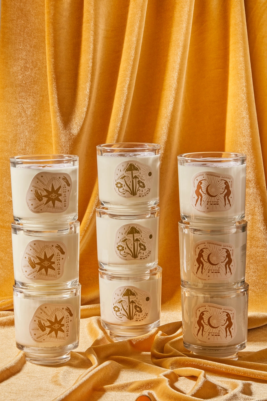 Retro Glass Candle | Awake