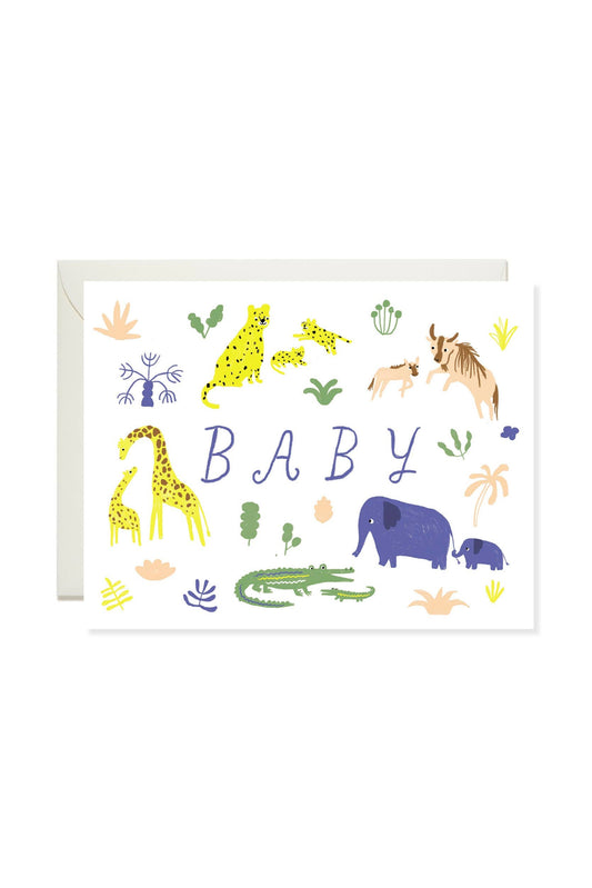 Baby Safari Card