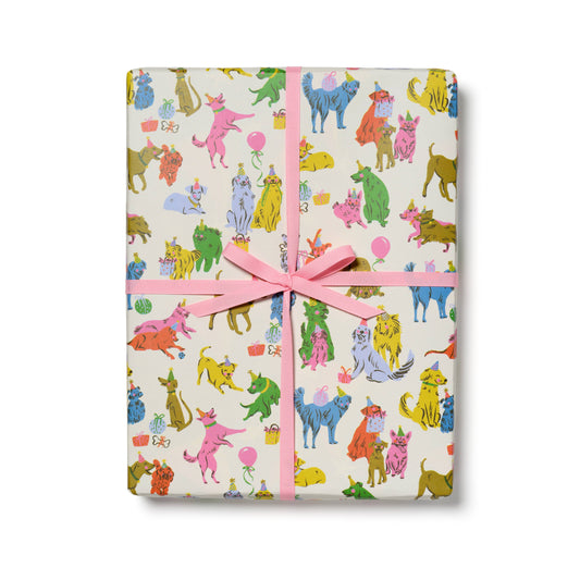 Puppy Party Rolled Gift Wrap