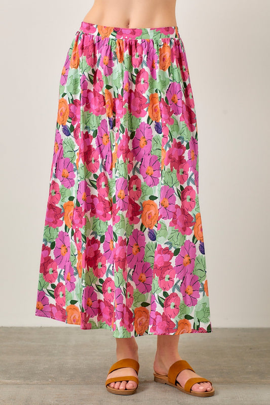 In Full Swing Midi Skirt