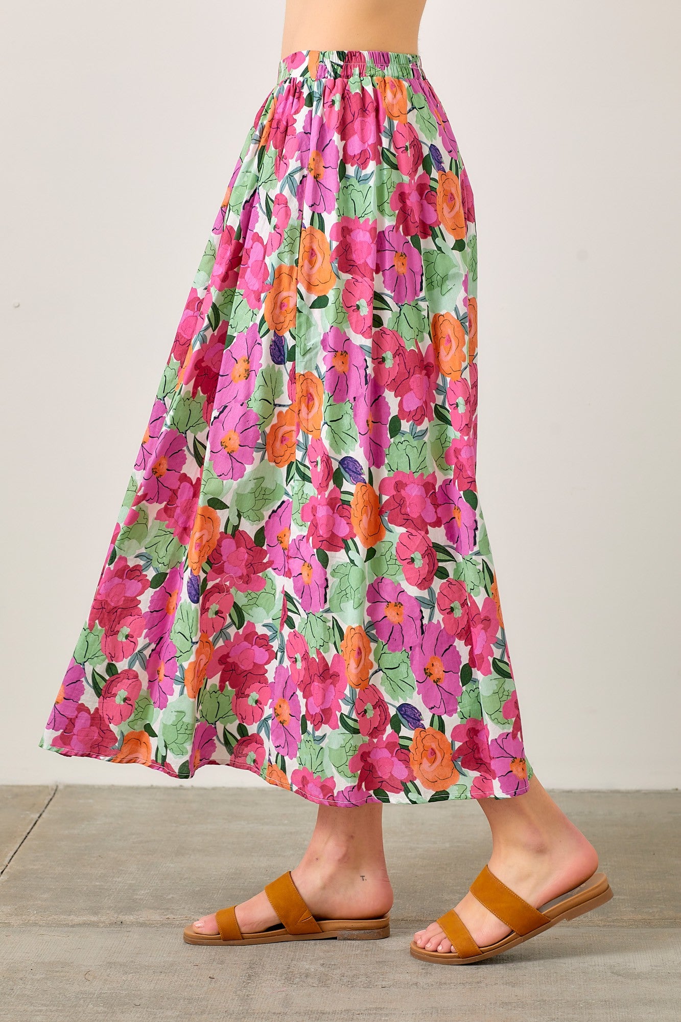 In Full Swing Midi Skirt