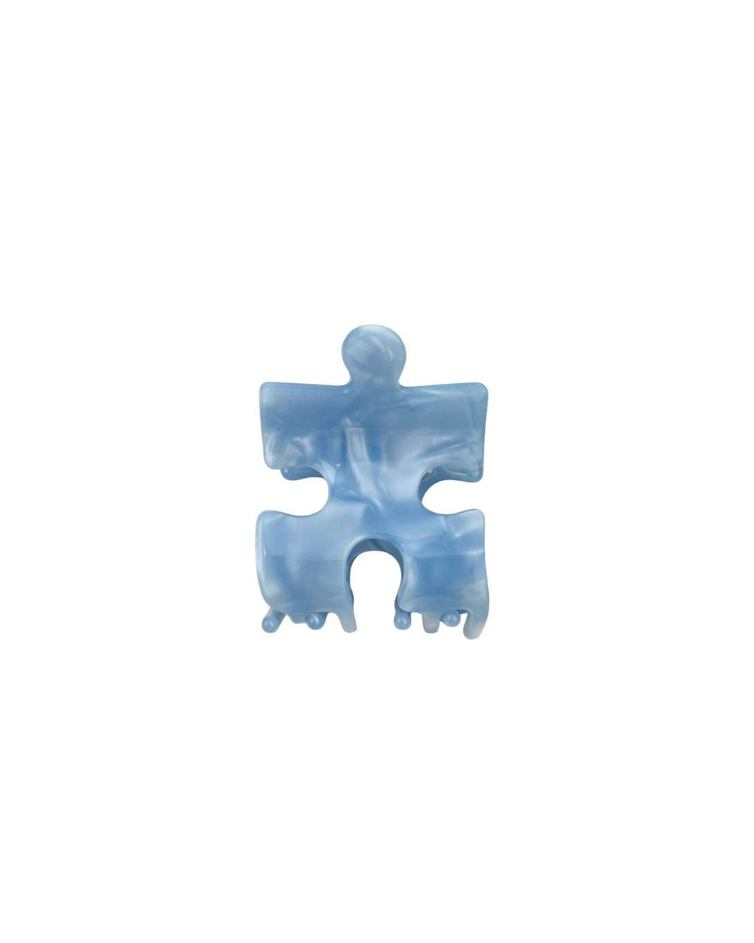Missing Puzzle Piece Hair Claw | Blue Sky