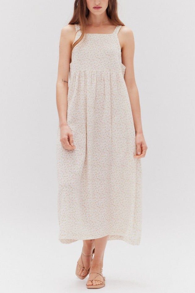 Willow Midi Dress | Ditsy Shadow