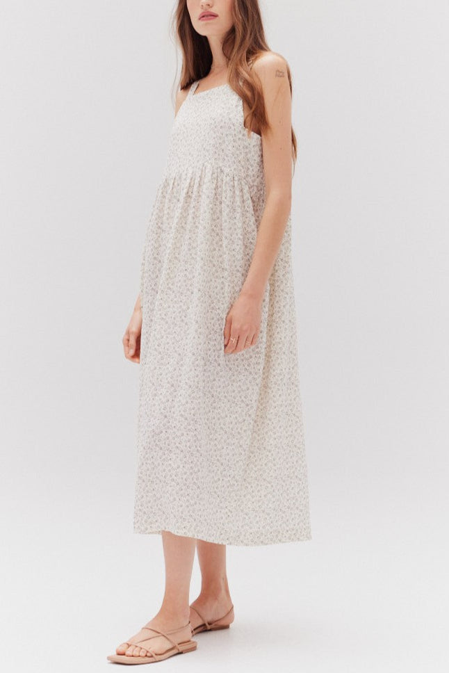 Willow Midi Dress | Ditsy Shadow