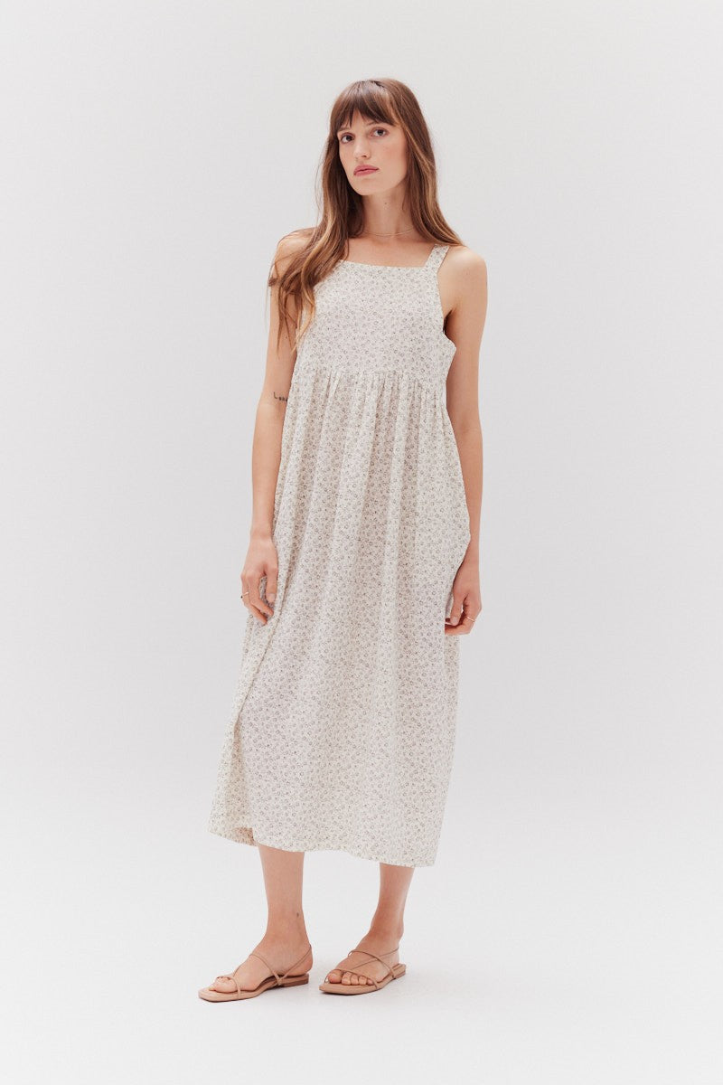 Willow Midi Dress | Ditsy Shadow