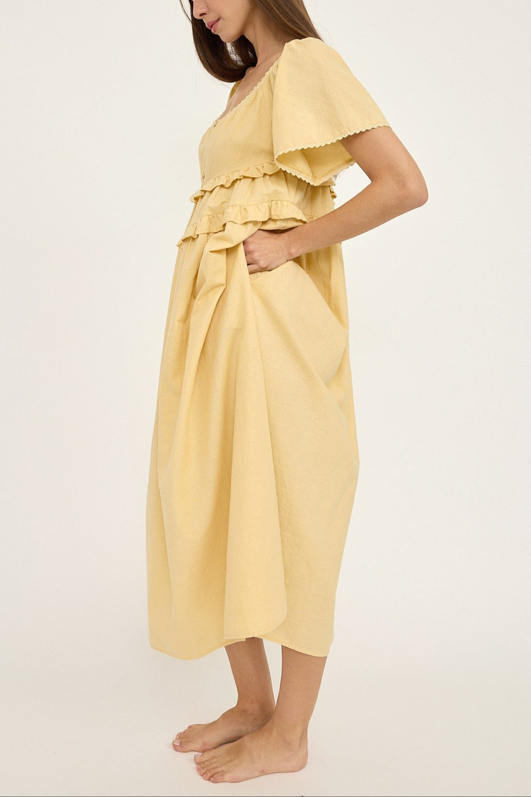 Sea La Vie Midi Dress | Sunshine