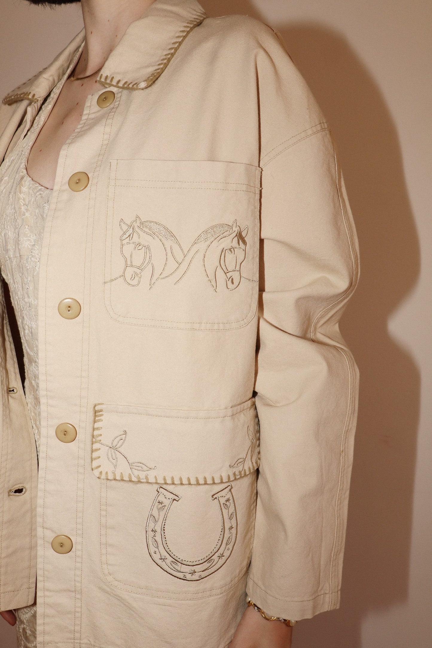 Rodeo Princess Embroidered Shacket
