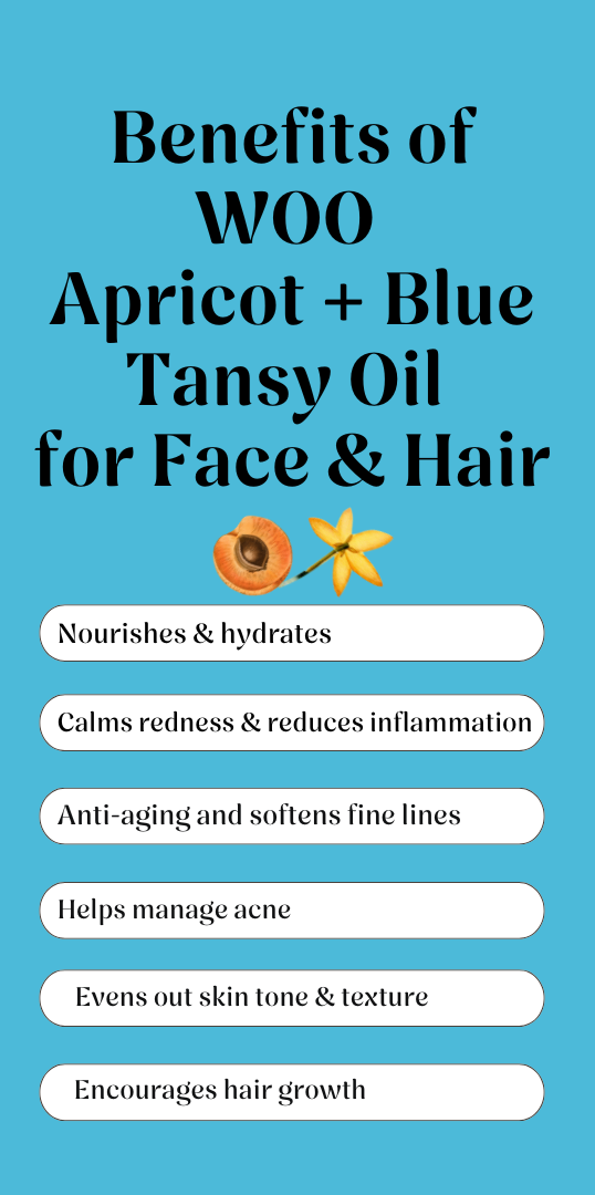 WOO Oil | Blue Tansy + Apricot Oil