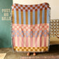 Checkered Stripe Tapestry Blanket | Fort Tilden