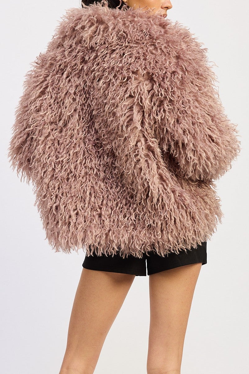 Rebel Rebel Faux Fur Jacket