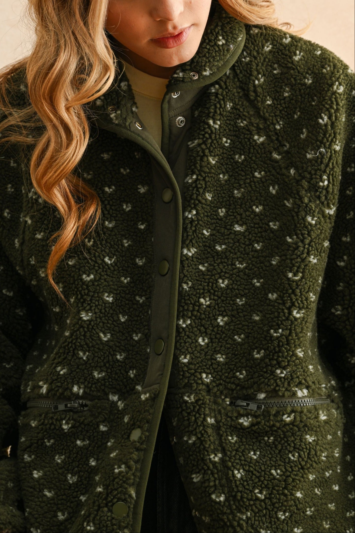 Everyday Sherpa Jacket | Olive + Stone