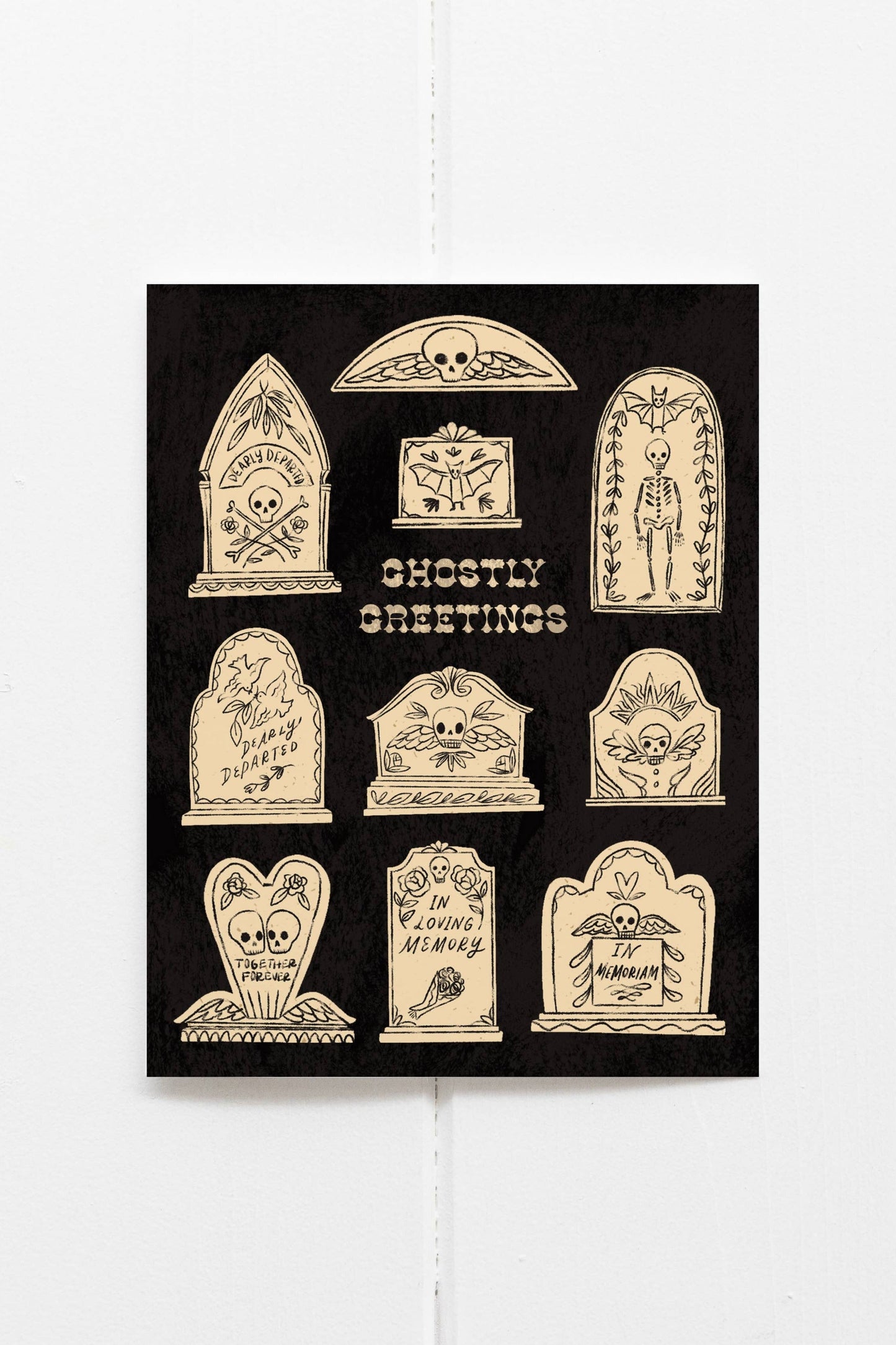 Ghostly Greetings Card