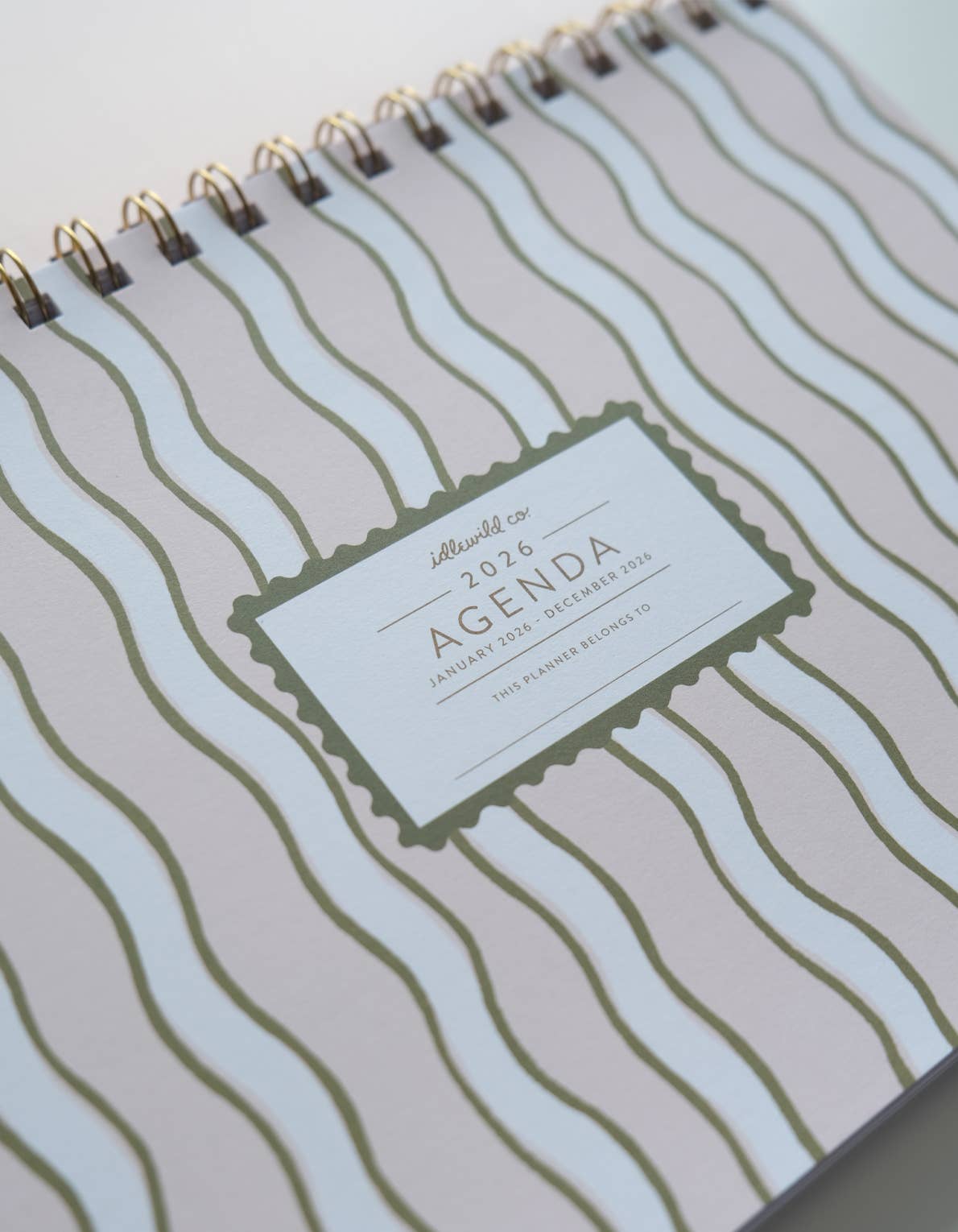 2026 Desktop Planner | Block Print Floral