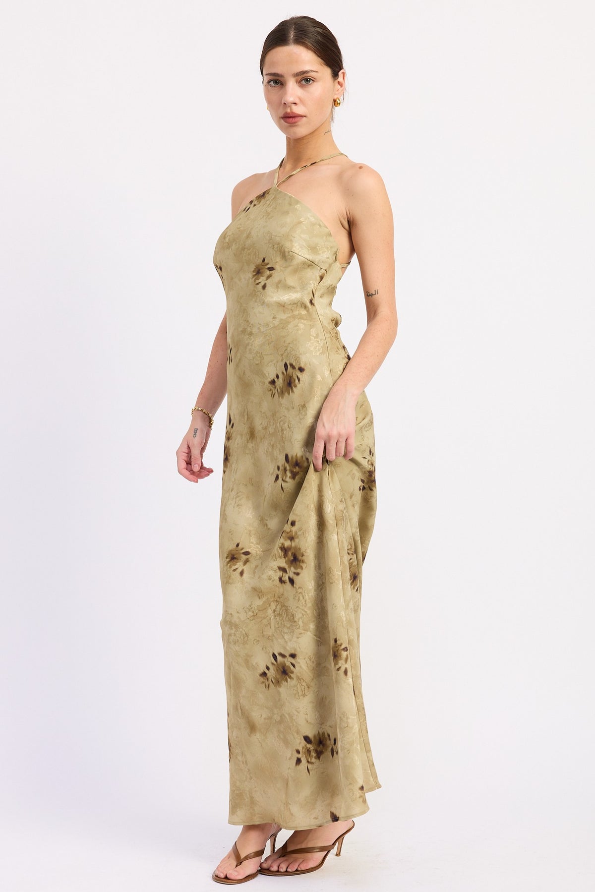 90s Green Dream Maxi Dress