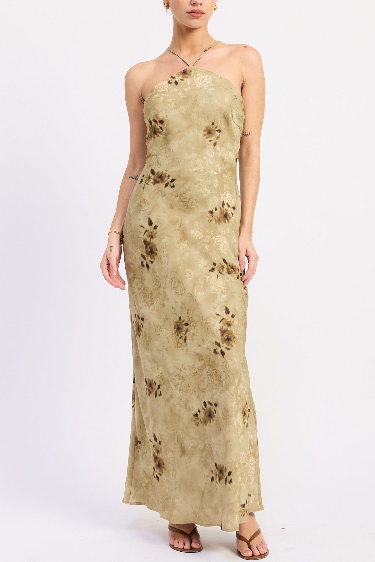 90s Green Dream Maxi Dress