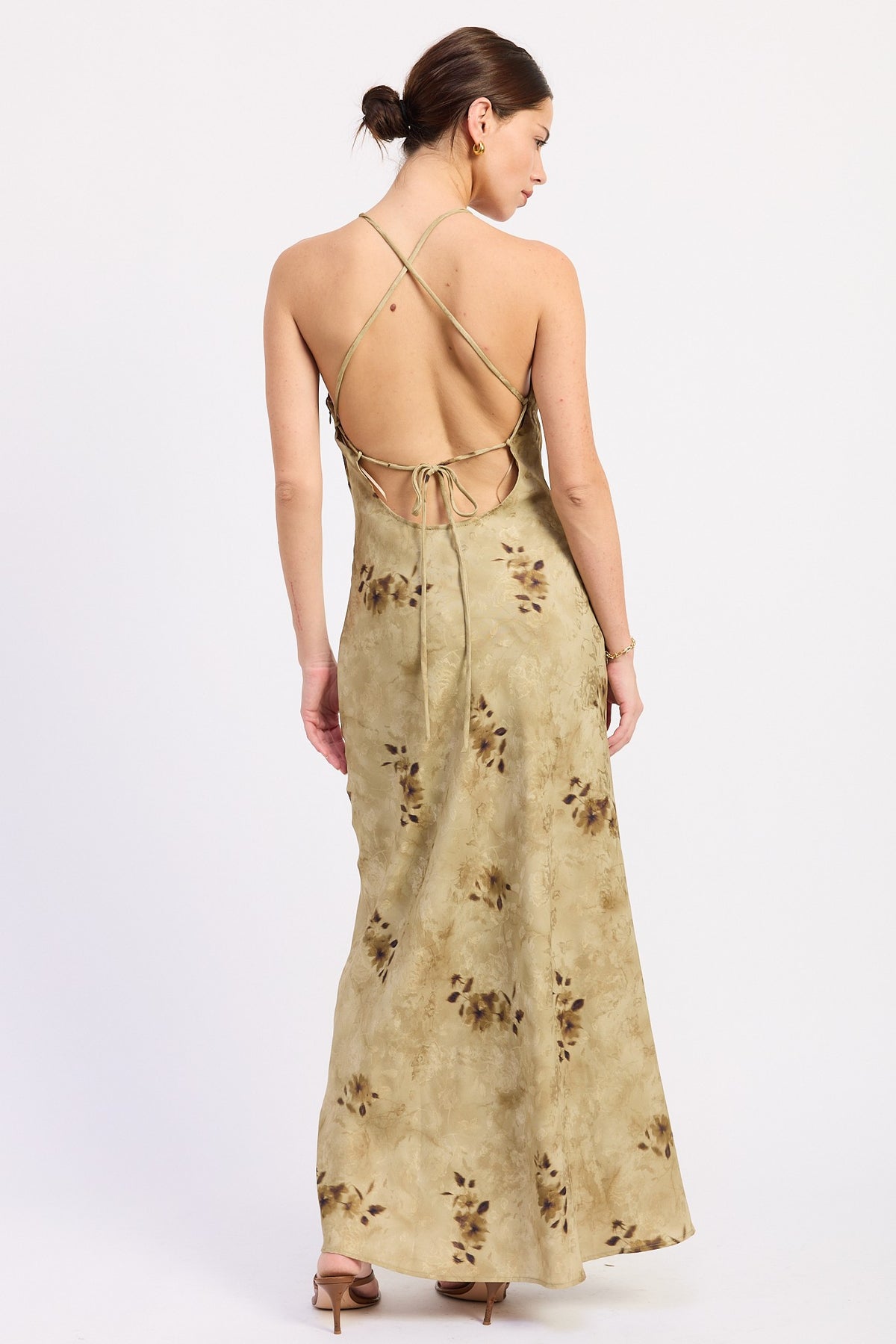 90s Green Dream Maxi Dress