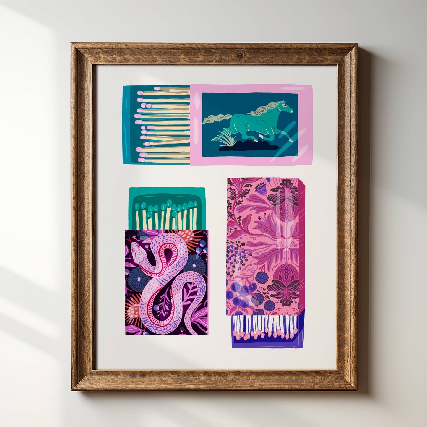 Matchboxes Art Print | 8" x 10"